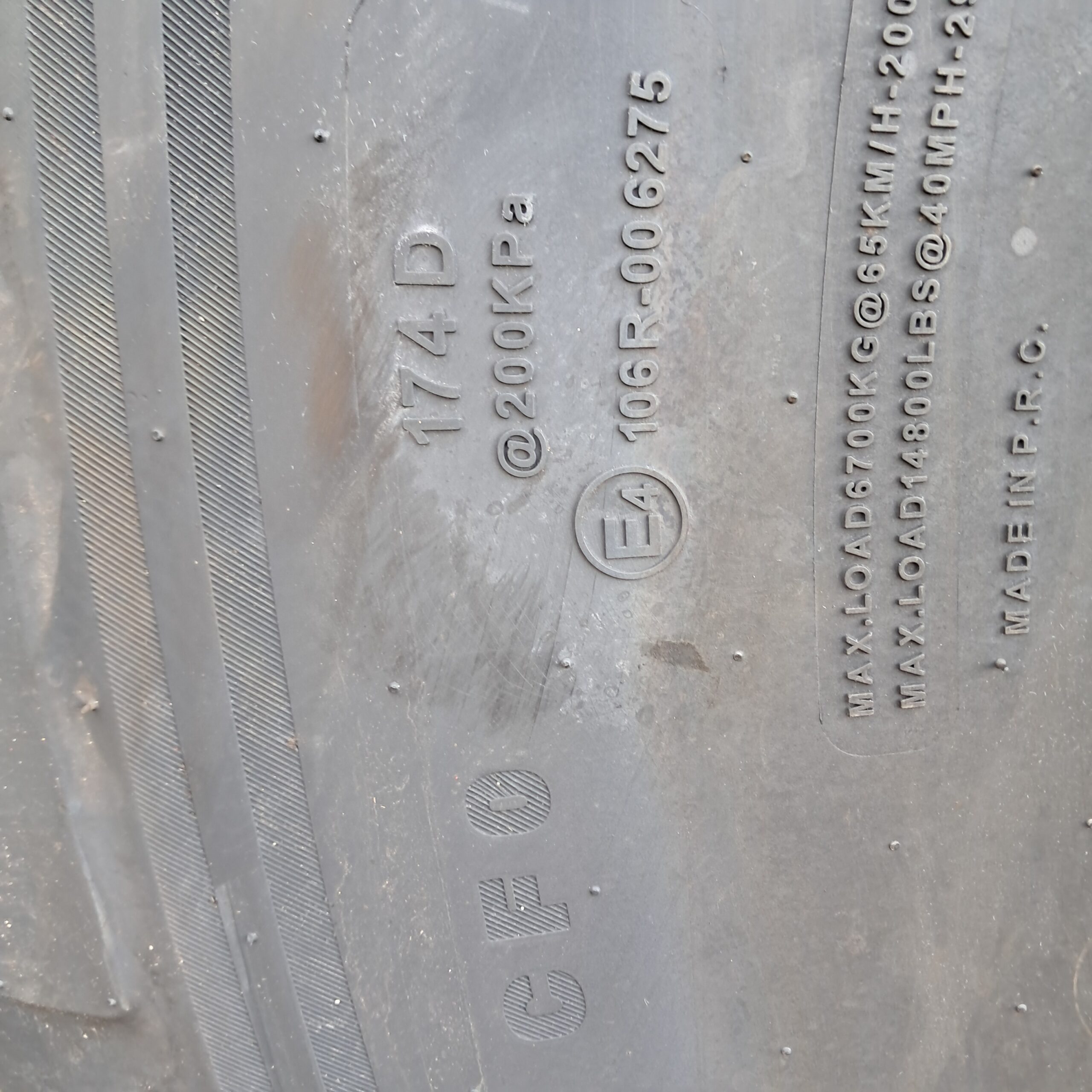 Uniglory 710/70R42 VF CFO 182D SmartAgro Master TL - Billede 3