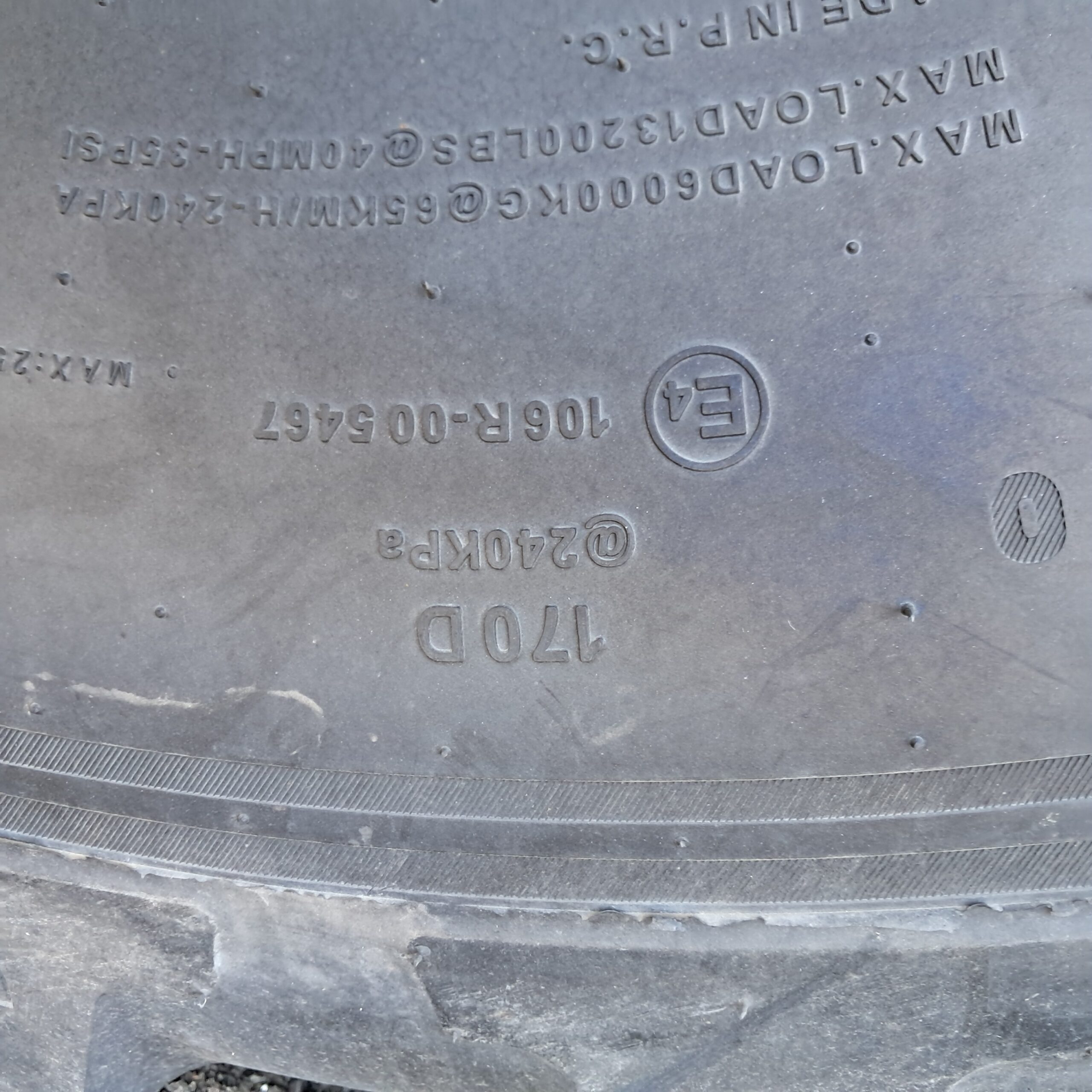 Uniglory 600/70R30 VF CFO 170D SmartAgro Master TL - Billede 3