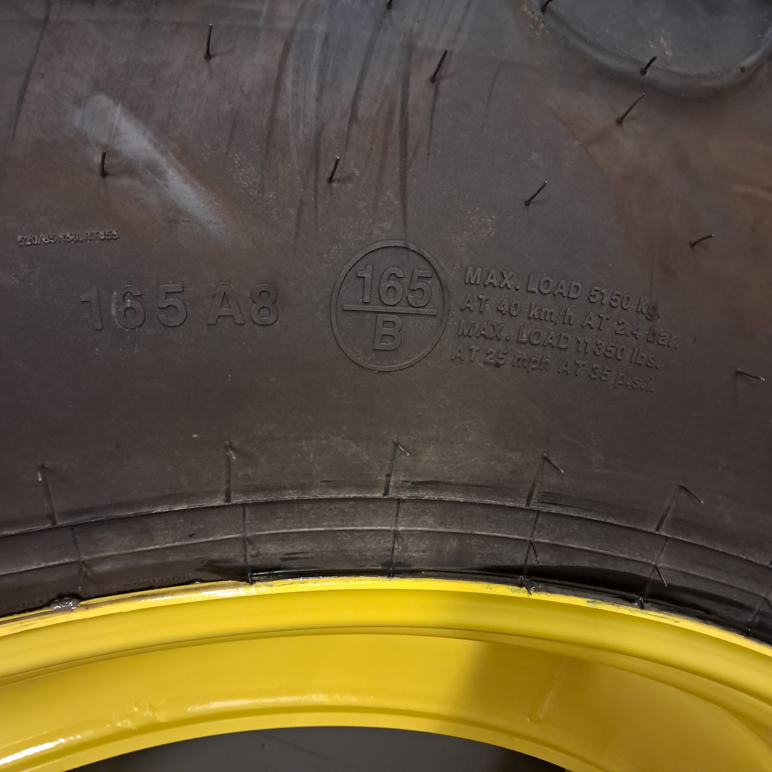 520/85R50 BKT 45mm 80% T138(2)
AP 16x50/42 335mm/12 låse/JD - Billede 3